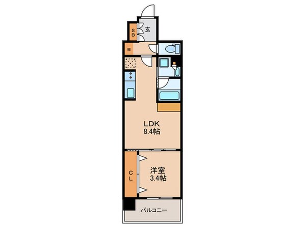 アーバネックス本町Ⅱの物件間取画像